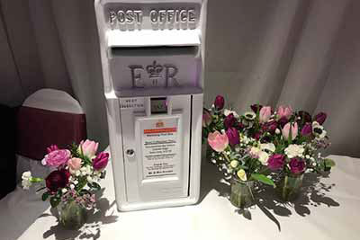All Occasions Discotheques & Events UK Wedding Post Box Hire At The Doubletree By Hilton Cambridge Hotel Cambridgeshire