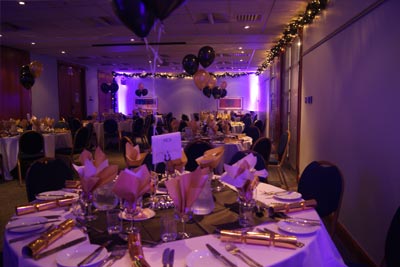 All Occasions Discotheques & Events UK Kings Suite Room Up Lighting At The Holiday Inn Impington Histon Cambridge Cambridgeshire
