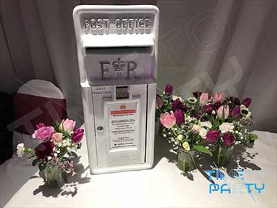 Bride & Groom Wedding Post Box Hire Cambridge Cambridgeshire